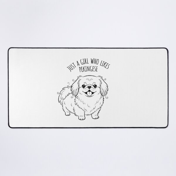 Item preview, Just a Girl Who Likes Pekingese - Cute Dog Cartoon designed and sold by Joyful-Park.