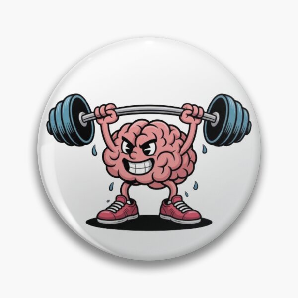 Item preview, Brain Power in Action – Strong Mind Cartoon designed and sold by FugitiveLJ27.