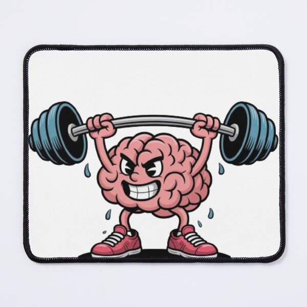 Item preview, Brain Power in Action – Strong Mind Cartoon designed and sold by FugitiveLJ27.