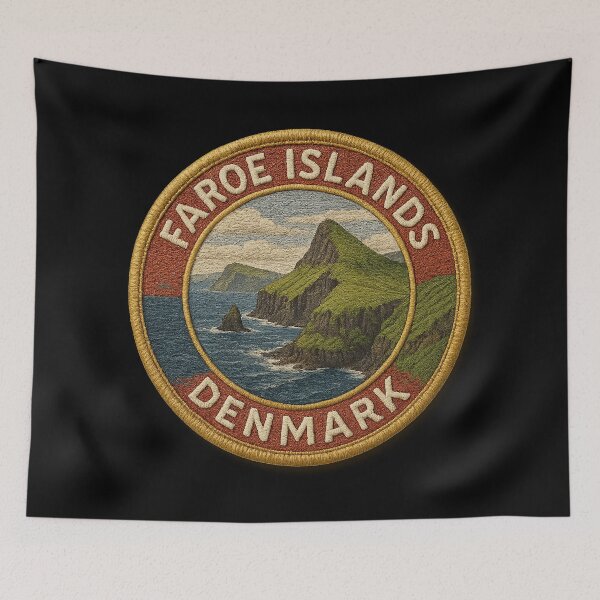 Item preview, Faroe Islands – Embroidered Escape Edition designed and sold by Girih.