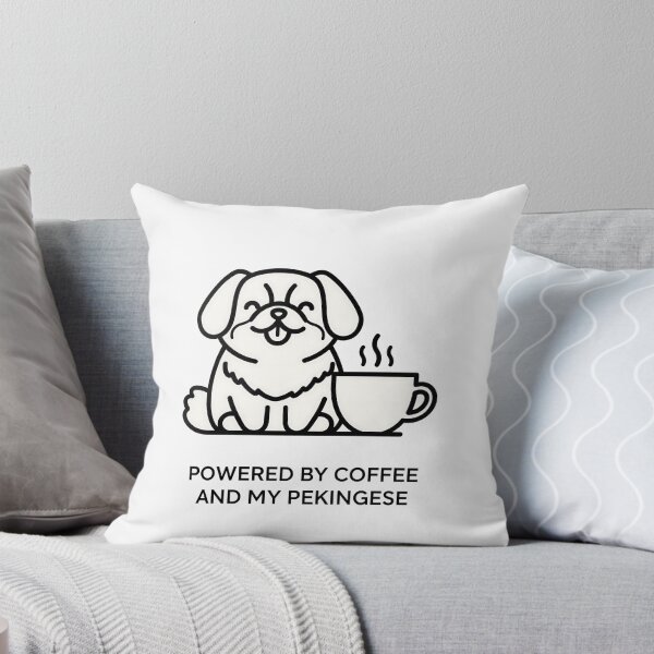 Item preview, Powered by Coffee and My Pekingese designed and sold by Joyful-Park.