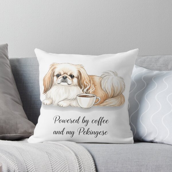 Item preview, Powered by Coffee and My Pekingese - Cute Dog designed and sold by Joyful-Park.