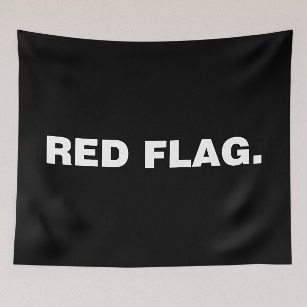 Item preview, Red flag. designed and sold by CurlyDude.