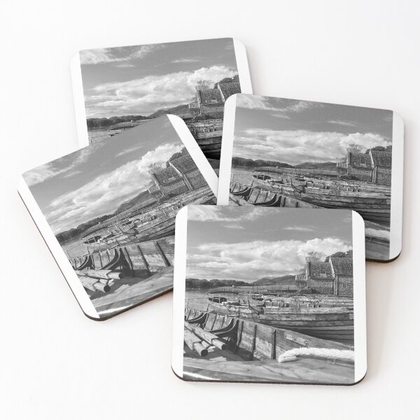 Item preview, Keswick Moorings in Monochrome designed and sold by Obrii-Noir.