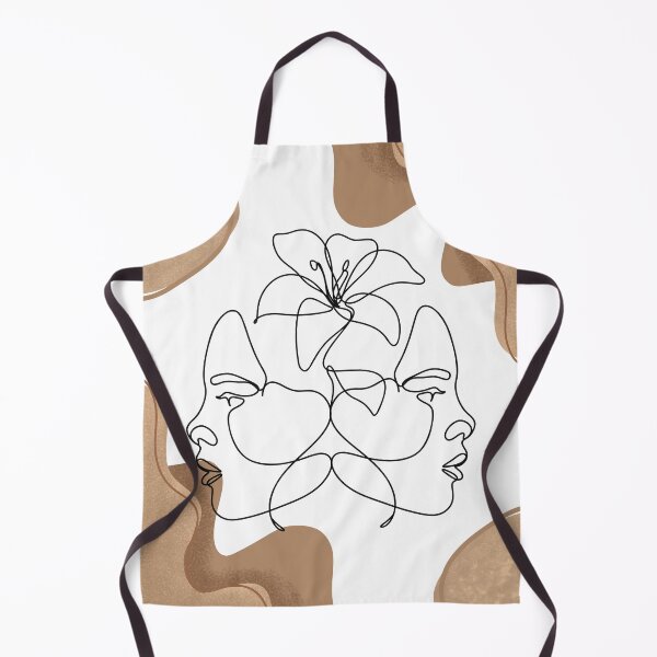 Item preview, Dualidad Femenina – Arte de Línea con Flor Minimalista designed and sold by Designkarte.