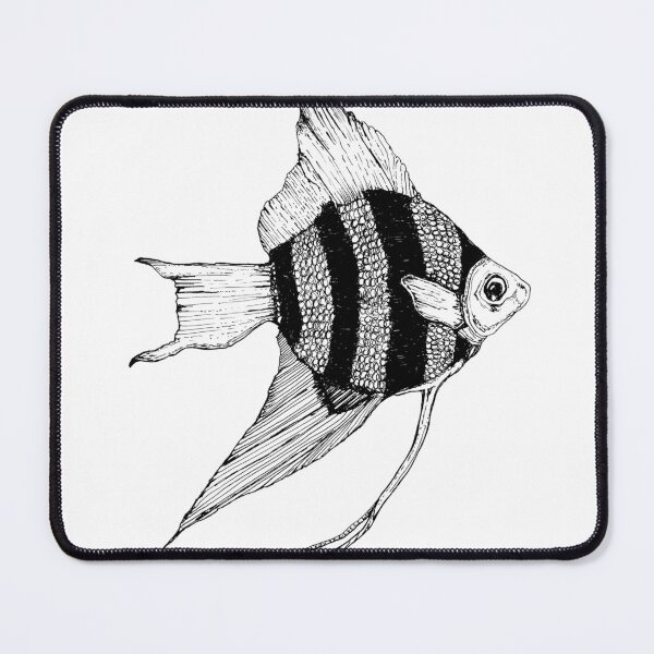 Item preview, Understated Angelfish designed and sold by RambleTamble.