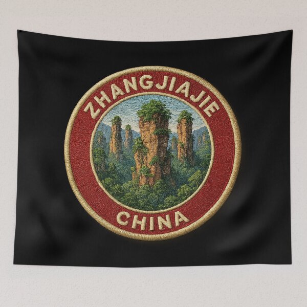 Item preview, Zhangjiajie – Embroidered Escape Edition designed and sold by Girih.