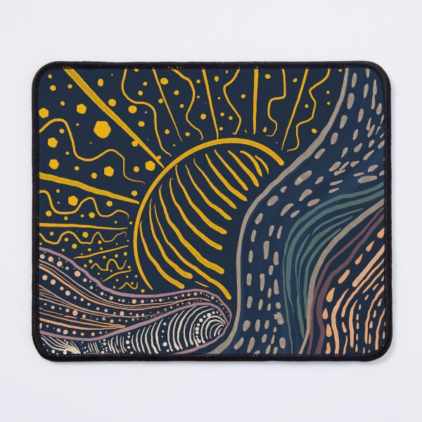 Item preview, Blue digital watercolor painting  abstract wall paper  designed and sold by tenkenryujin.
