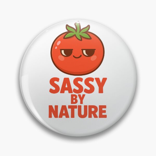 Item preview, Sassy by Nature – Kawaii Tomato Sticker designed and sold by maxtil.