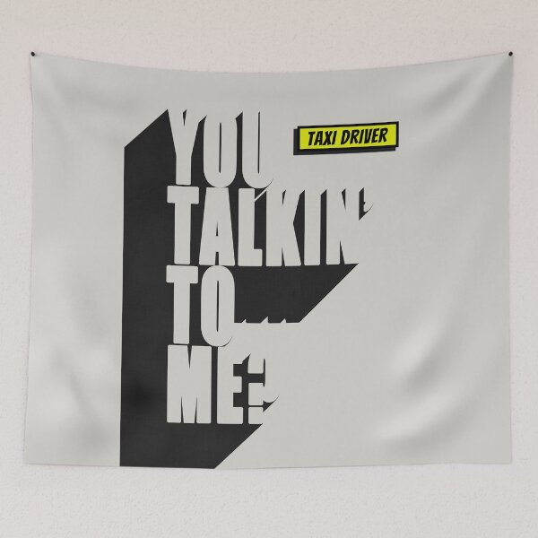 Item preview, Taxi Driver Film Quote Poster designed and sold by Enea Kelo.