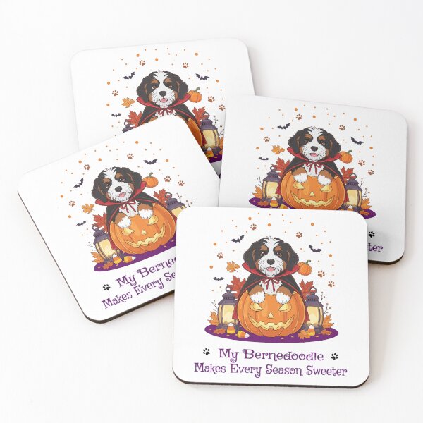 Item preview, Cute Halloween Bernedoodle Dracula – Dog Mom designed and sold by The Real Life Symphony.