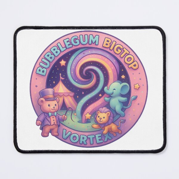 Item preview, Bubblgegum BigTop Vortex: Cute Circus Animals Artwork designed and sold by GummyShelf.