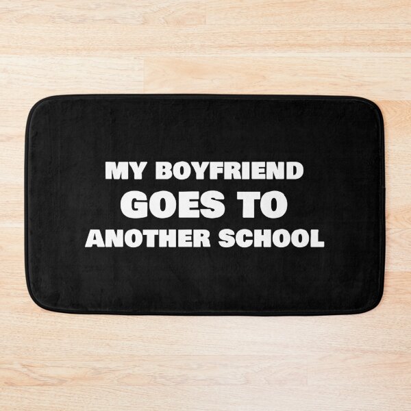 Item preview, My Boyfriend Goes to Another School – Funny WHITE Couple Matching Outfit designed and sold by EmeraldeaArt.