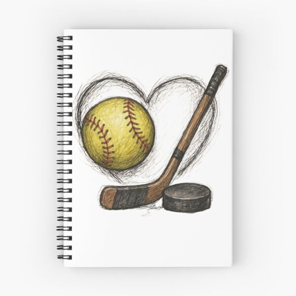 Item preview, Softball & Hockey Love designed and sold by Oops I'm Expressive.