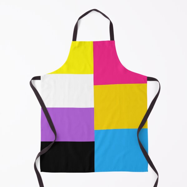 Item preview, Nonbinary Pansexual Dual Pride Flag designed and sold by Epic Love Designs.