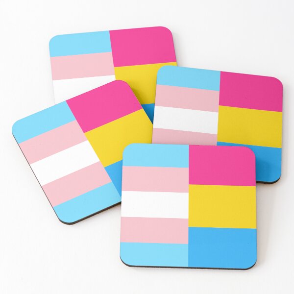 Item preview, Transgender Pansexual Dual Pride Flag designed and sold by Epic Love Designs.