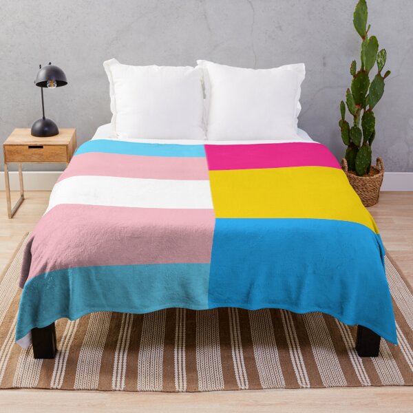 Item preview, Transgender Pansexual Dual Pride Flag designed and sold by Epic Love Designs.