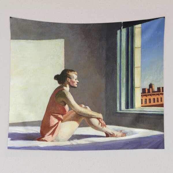 Aperçu de l'œuvre Soleil du matin Edward Hopper créée et vendue par TeeARTHY.