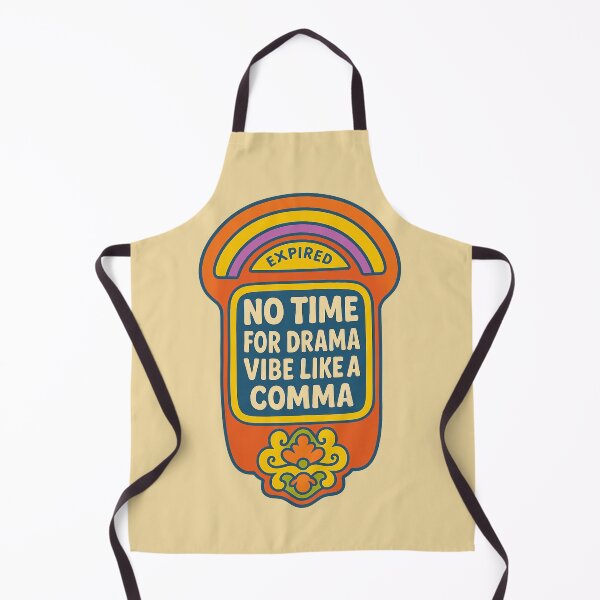 Item preview, No Time for Drama – Retro Quote Design designed and sold by TheInkSyntax.