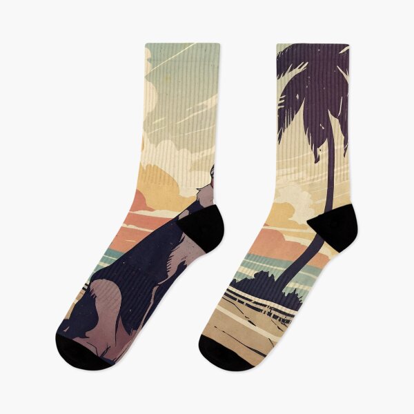 Item preview, Cool Dog at Sunset Beach designed and sold by RkskArt.