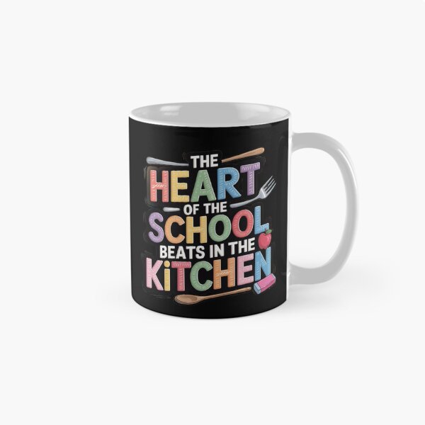 Item preview, The Heart Of The School Beats In The Kitchen Lunch Lady designed and sold by BHMARTS.