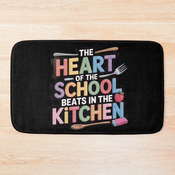 Item preview, The Heart Of The School Beats In The Kitchen Lunch Lady designed and sold by BHMARTS.
