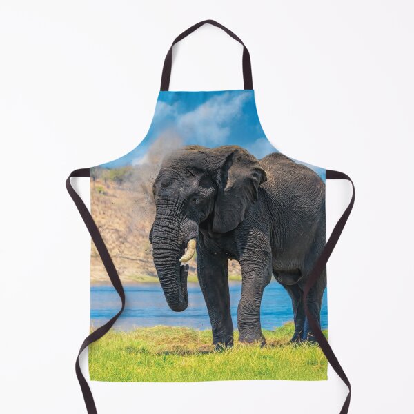 Item preview, Elephant Dust Bath, Painterly designed and sold by Kay Brewer.