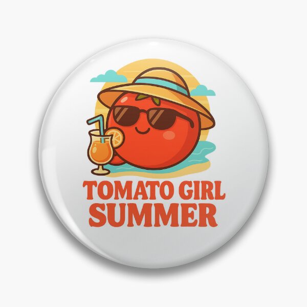Item preview, Tomato Girl Summer – Cute Kawaii Sticker designed and sold by maxtil.