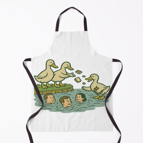 Item preview, "Ducks Feeding Humans – Flipped Pond Roles" designed and sold by Flipped World Society.
