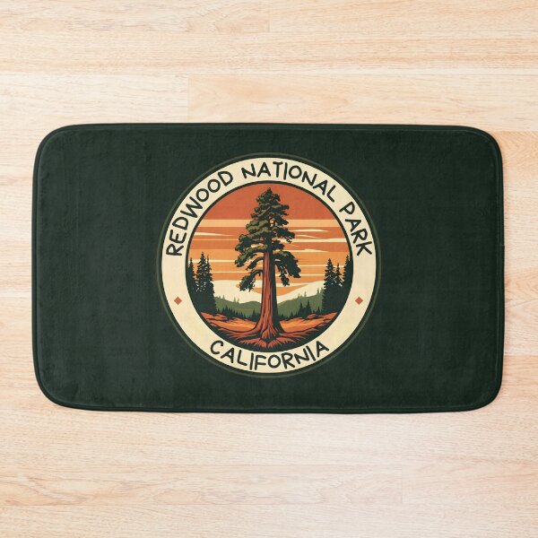 Item preview, Redwood National Park - California designed and sold by GoodOldVintage.