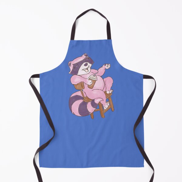 Item preview, Remmy Raccoon - Brunch Latte - Digital Hand-Drawn Illustration  designed and sold by SChristineBrink.