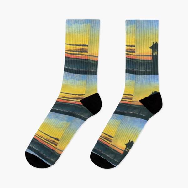 Item preview, Railroad sunset Edward Hopper  designed and sold by TeeARTHY.
