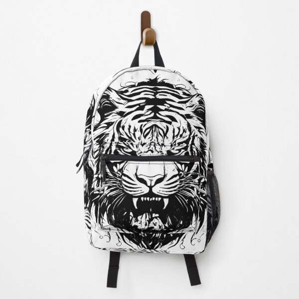Item preview, Fierce Majesty – Tribal Tiger Head Ink Art designed and sold by Pixel-Up.