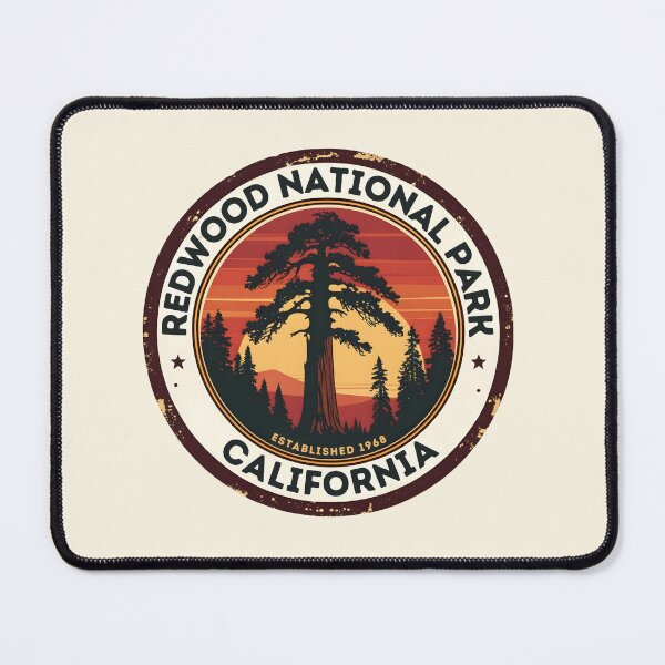 Item preview, Redwood National Park - California designed and sold by GoodOldVintage.