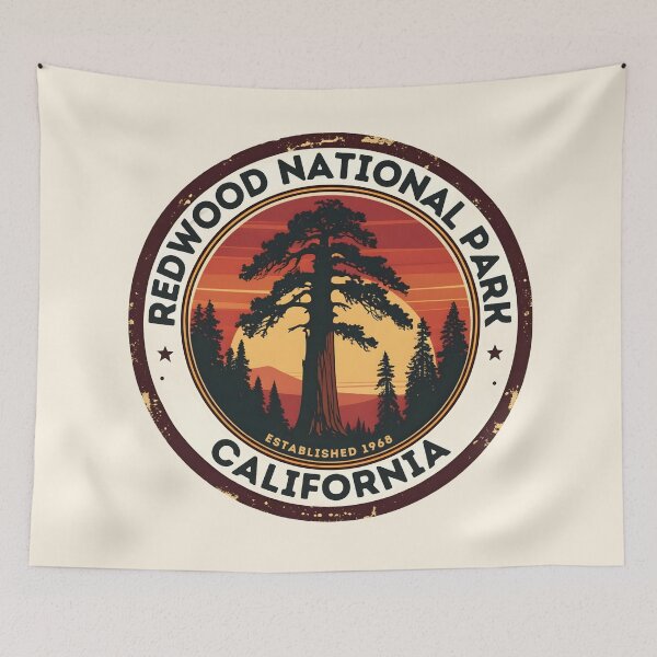 Item preview, Redwood National Park - California designed and sold by GoodOldVintage.