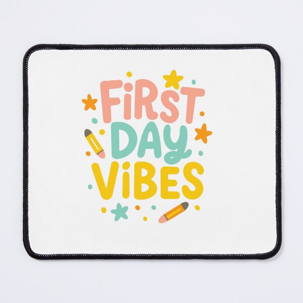 Item preview, First Day Vibes-Back to School for Kids, Teachers & Parents designed and sold by ByNessma.
