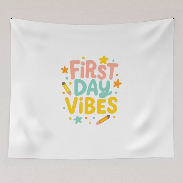 Item preview, First Day Vibes-Back to School for Kids, Teachers & Parents designed and sold by ByNessma.