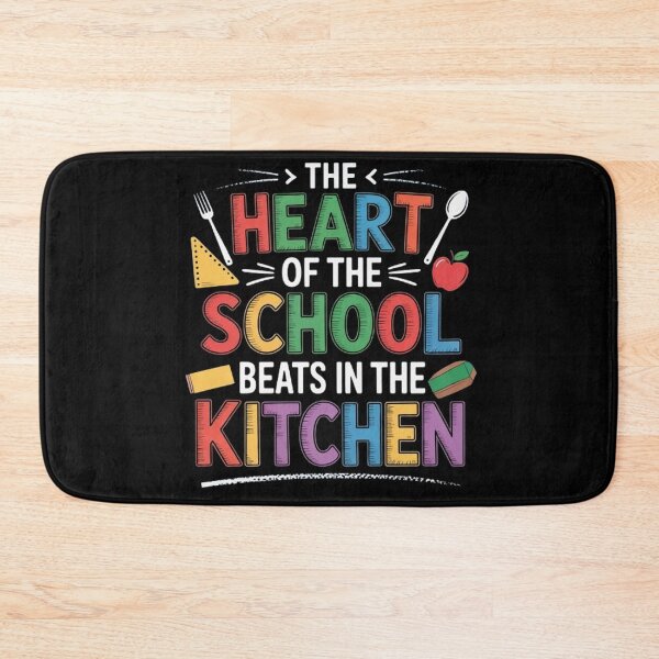 Item preview, The Heart Of The School Beats In The Kitchen Lunch Lady designed and sold by BHMARTS.
