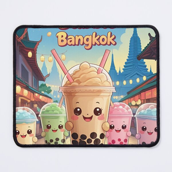 Item preview, Bubble Tea in Bangkok – Cute Boba Sticker Series designed and sold by Weeravatshop.
