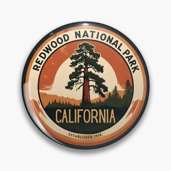 Item preview, Redwood National Park - California designed and sold by GoodOldVintage.