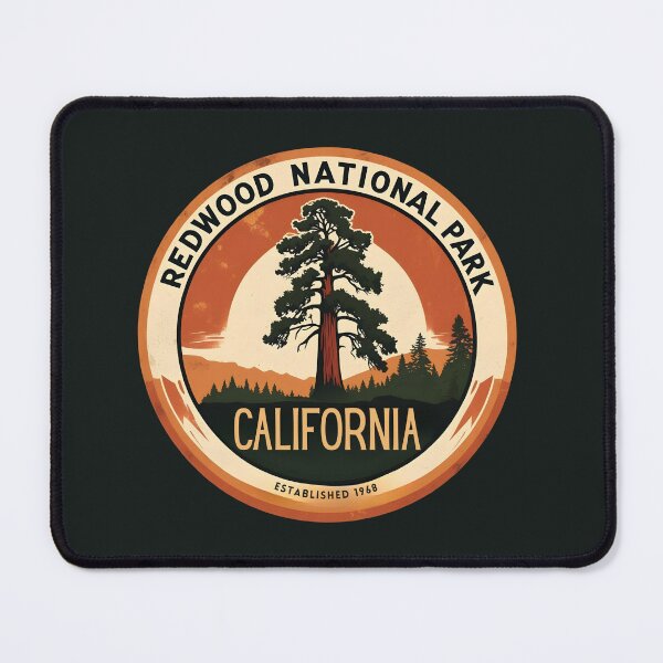 Item preview, Redwood National Park - California designed and sold by GoodOldVintage.