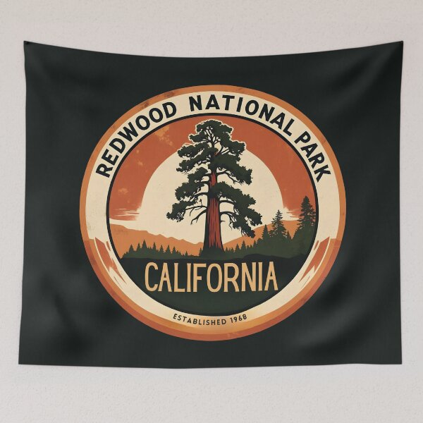 Item preview, Redwood National Park - California designed and sold by GoodOldVintage.