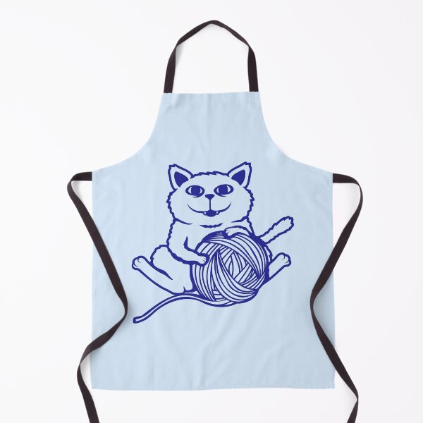 Item preview, Cat ball wool thread ball of wool sewing knitting designed and sold by shirt-o-mat.