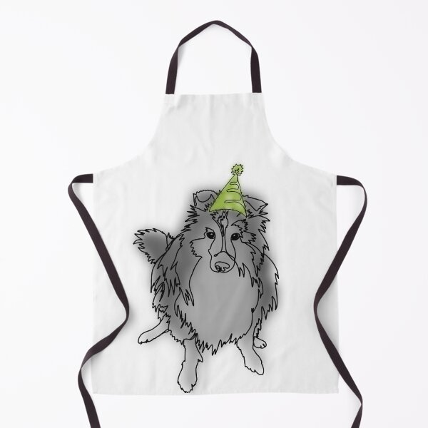 Item preview, Josh the Green Party Sheltie in a Hat – animalzinhats designed and sold by Ashley’sAnimalz.