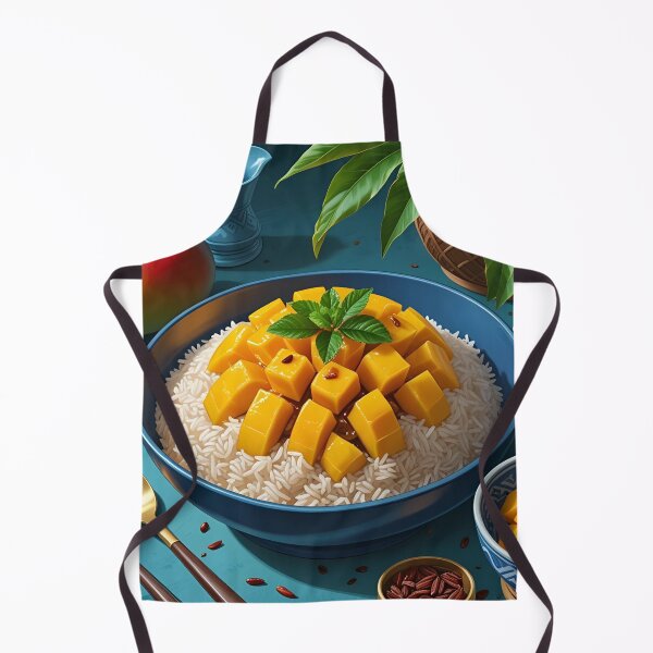 Item preview, Mango Sticky Rice – Thai Sweet Dessert Sticker designed and sold by Weeravatshop.