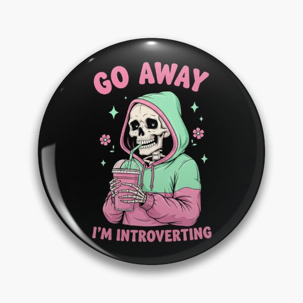 Item preview, Go Away I'm Introverting - Black designed and sold by FoxfireStardust.