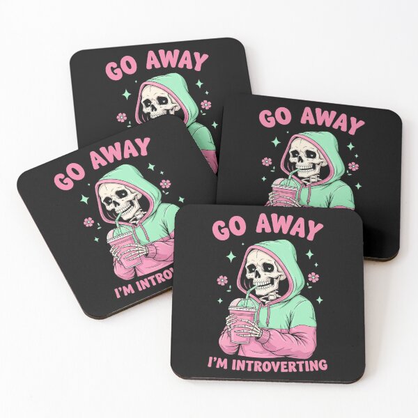 Item preview, Go Away I'm Introverting - Black designed and sold by FoxfireStardust.