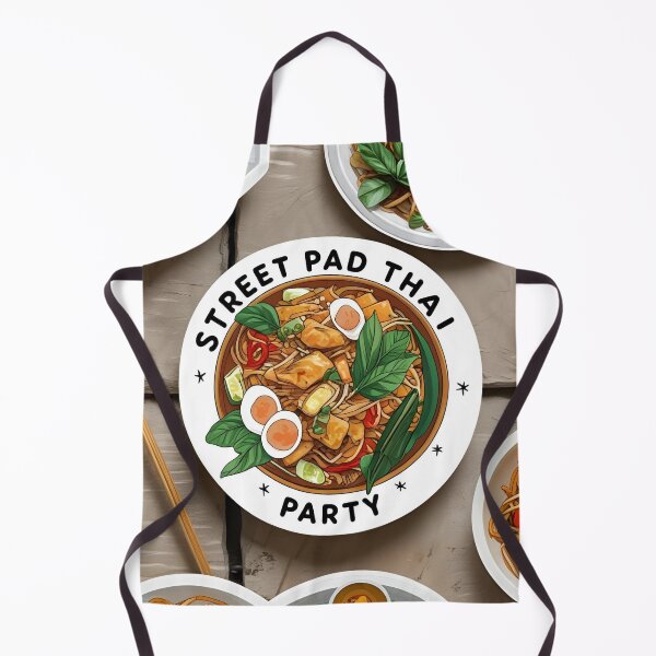 Item preview, Pad Thai Party – Cute Thai Street Food Sticker designed and sold by Weeravatshop.