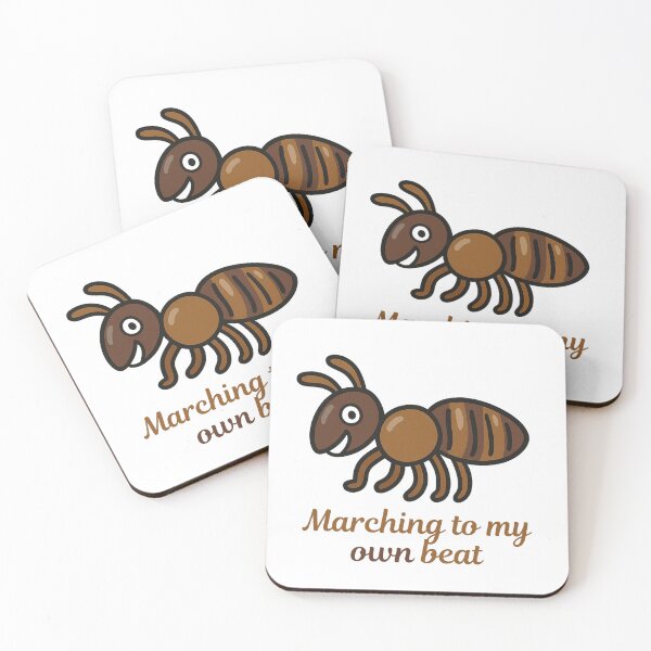 Item preview, Marching to My Own Beat - Marching Ant designed and sold by CanSparkleArt.