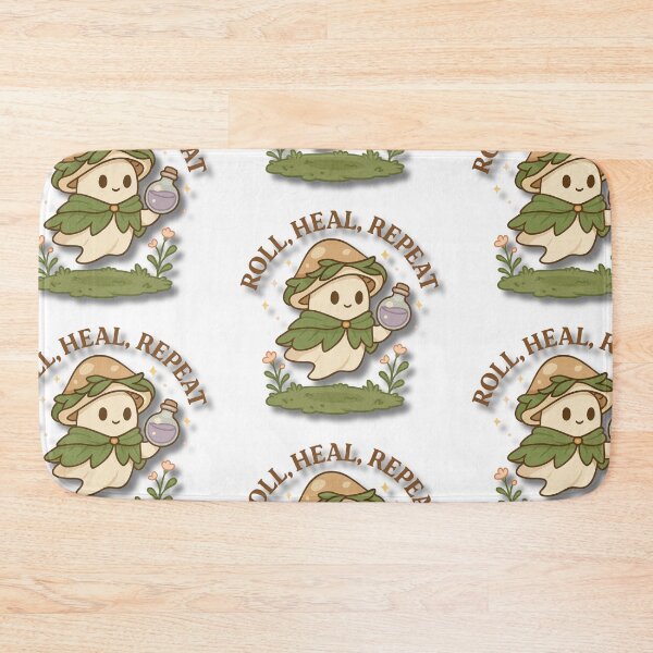 Item preview, Mushroom Healer Ghost - Roll Heal Repeat  designed and sold by NSEAdventures.